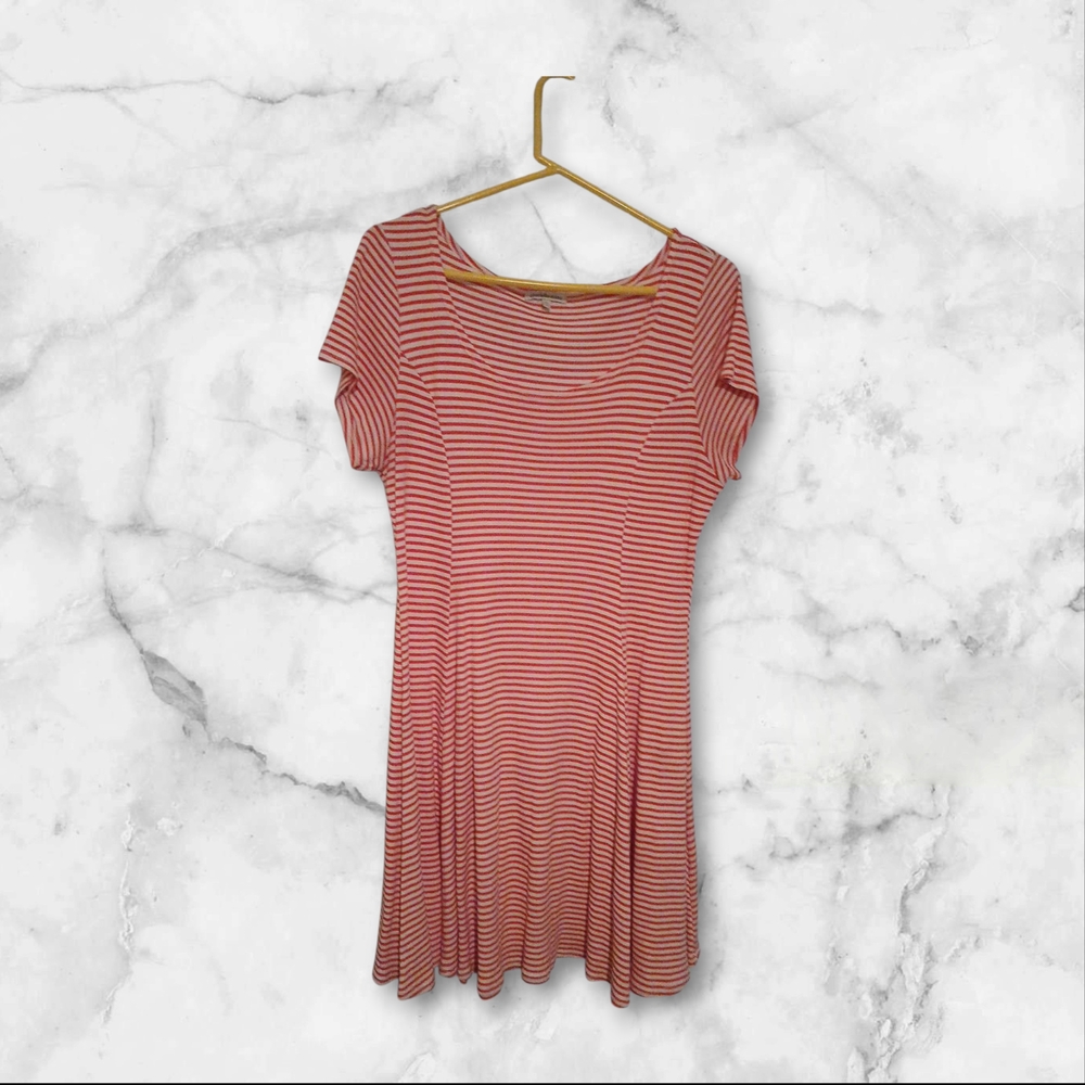 Charlotte Russe Pink Flutter Sleeve Sundress